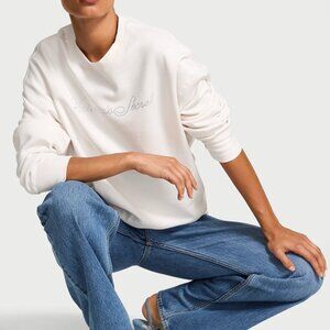 Victoria's Secret Size Large Classic Crewneck Sweatshirt NWT